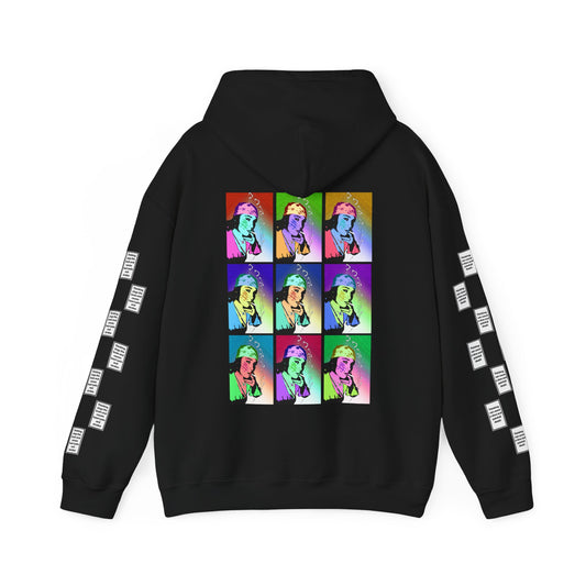 Patricia 9 grid arm print, Unisex Heavy Blend Hooded Sweatshirt