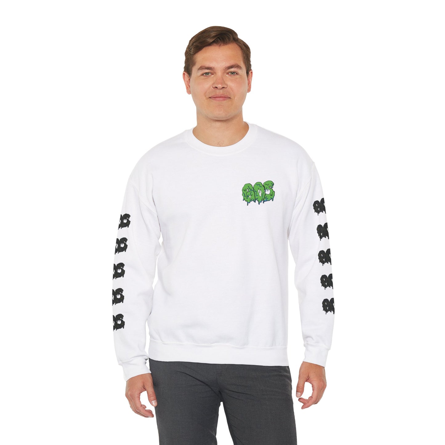 GOS SLIME green/black FULL SLEEVE unisex sweatshirt