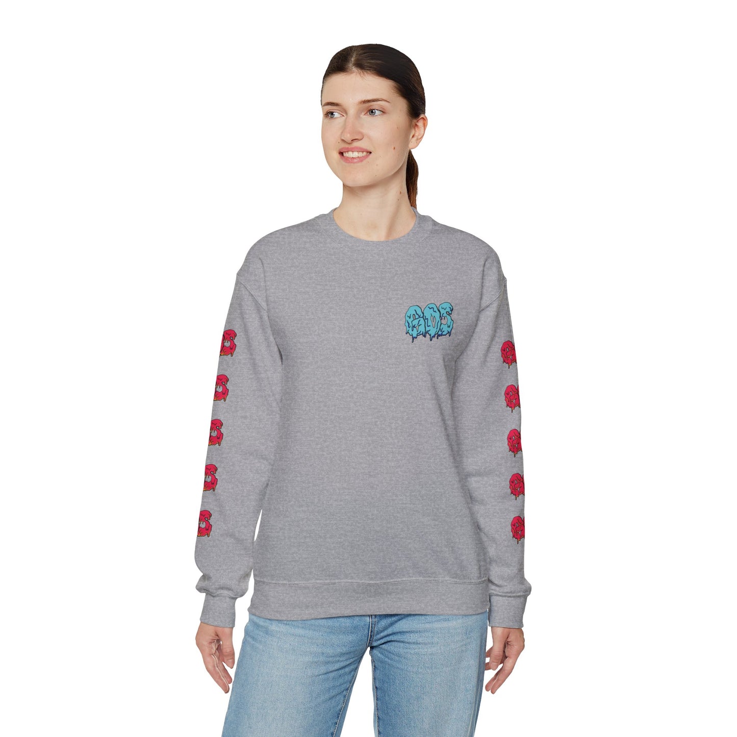 GOS SLIME blue/red FULL SLEEVE unisex sweatshirt