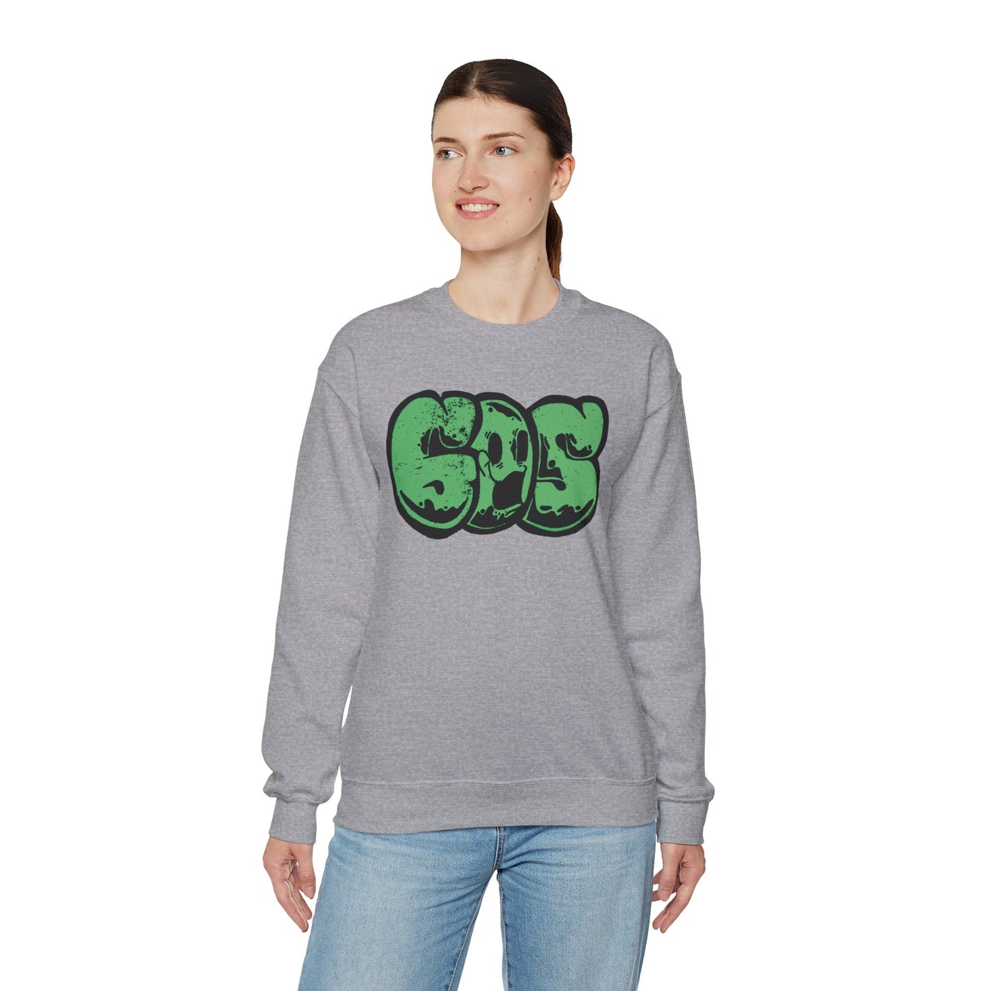 GOS SMILE mediumseagreen unisex sweatshirt