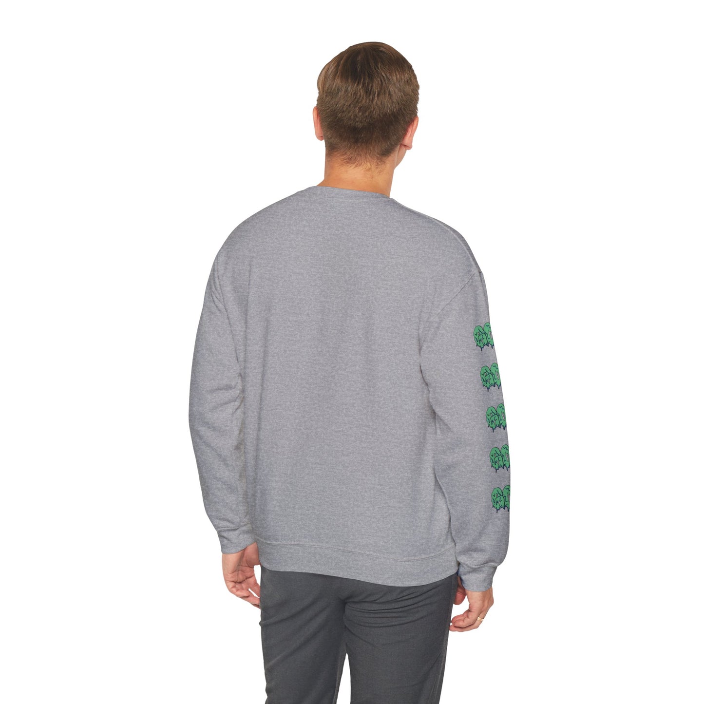 GOS SLIME blue/aqua FULL SLEEVE unisex sweatshirt