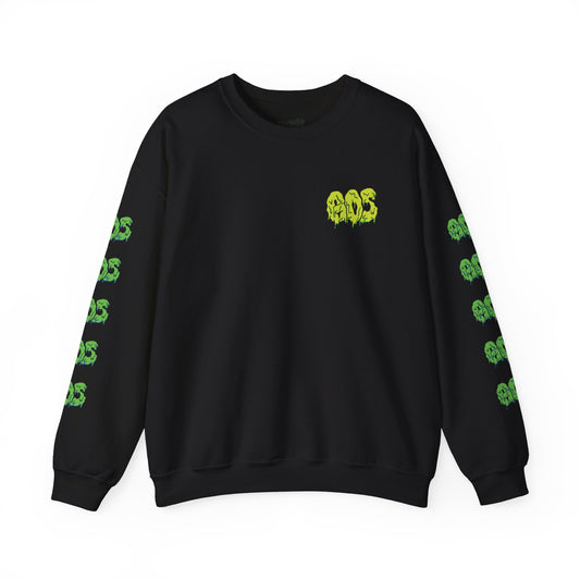 GOS SLIME acid green/green FULL SLEEVE unisex sweatshirt