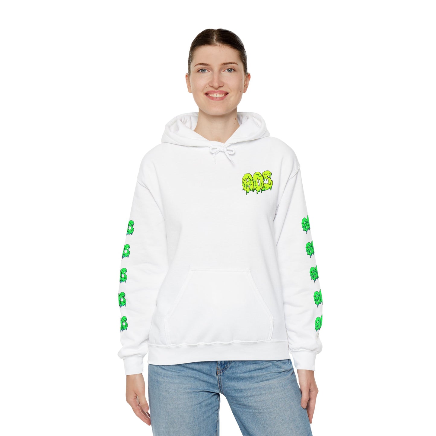 GOS SLIME yellow/green FULL SLEEVE Unisex Hooded Sweatshirt