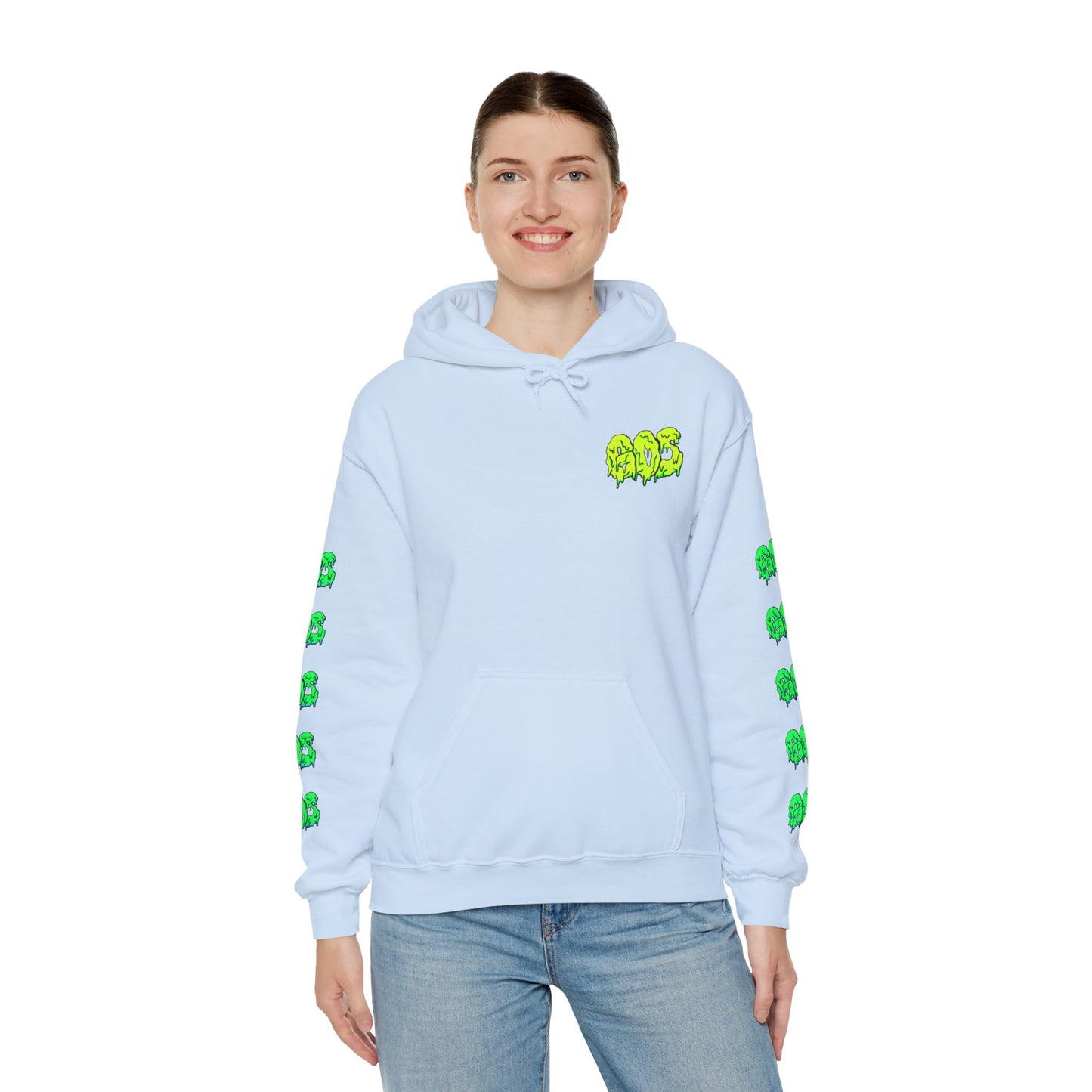 GOS SLIME yellow/green FULL SLEEVE Unisex Hooded Sweatshirt