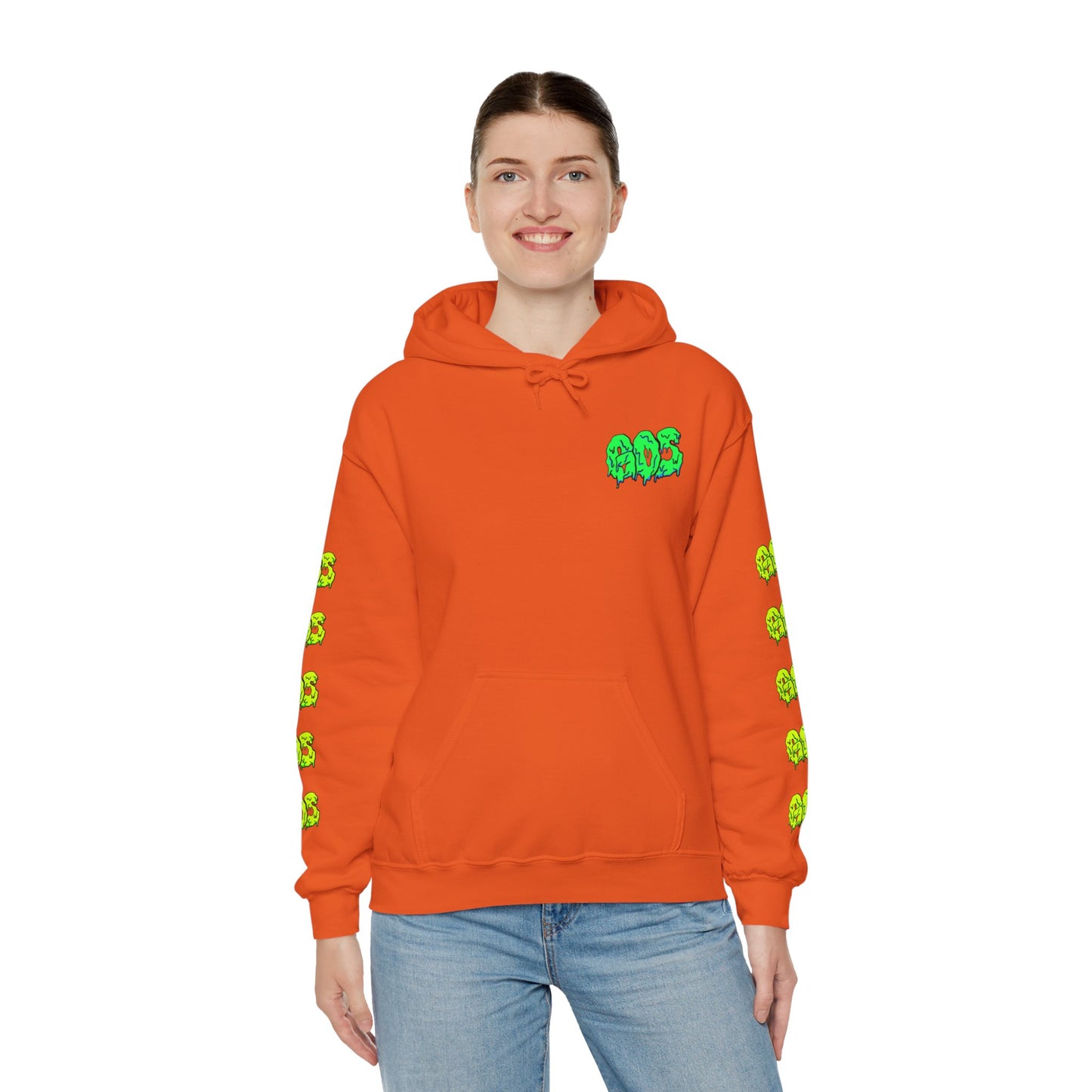 GOS SLIME green/acid green FULL SLEEVE Unisex Hooded Sweatshirt