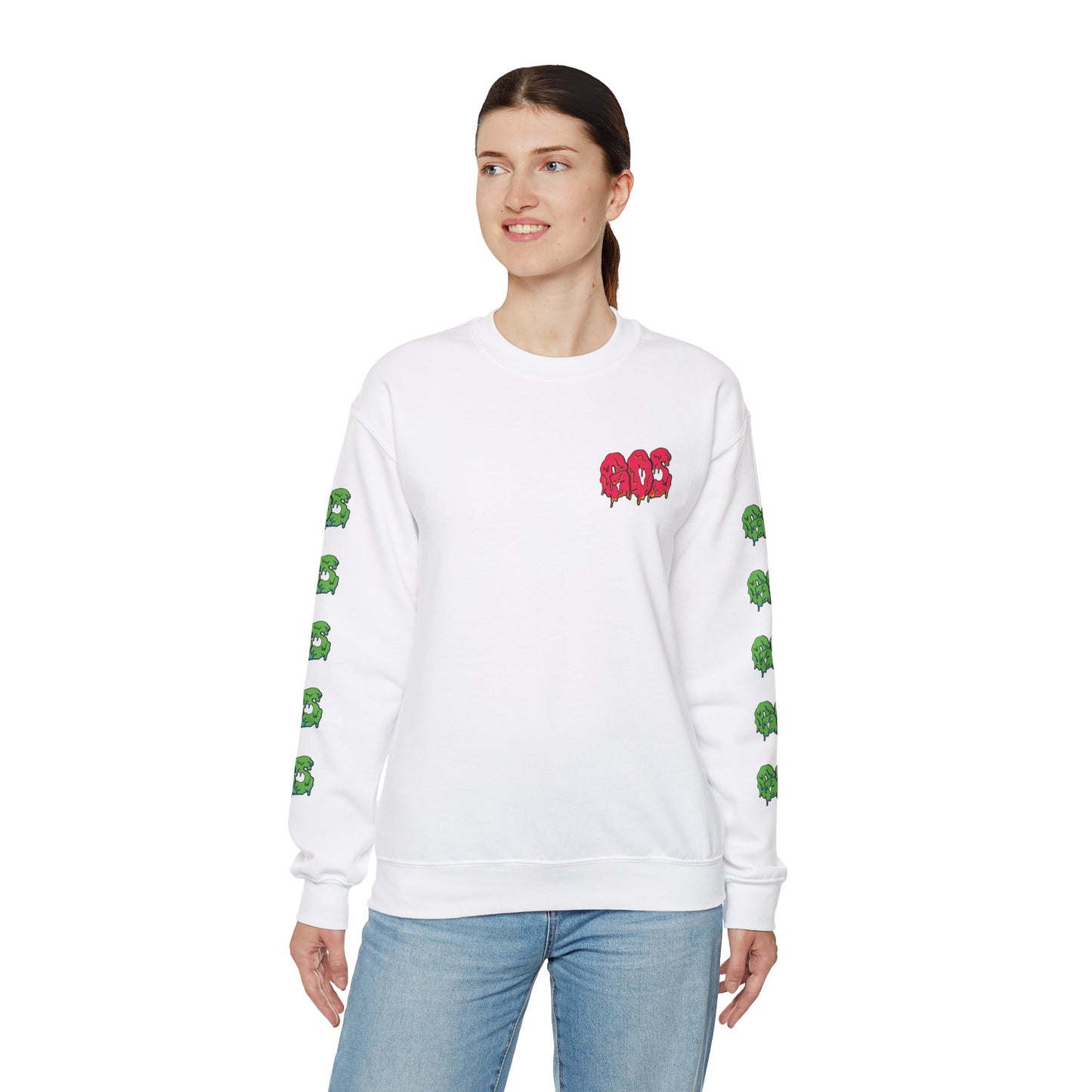 GOS SLIME red/green FULL SLEEVE unisex sweatshirt