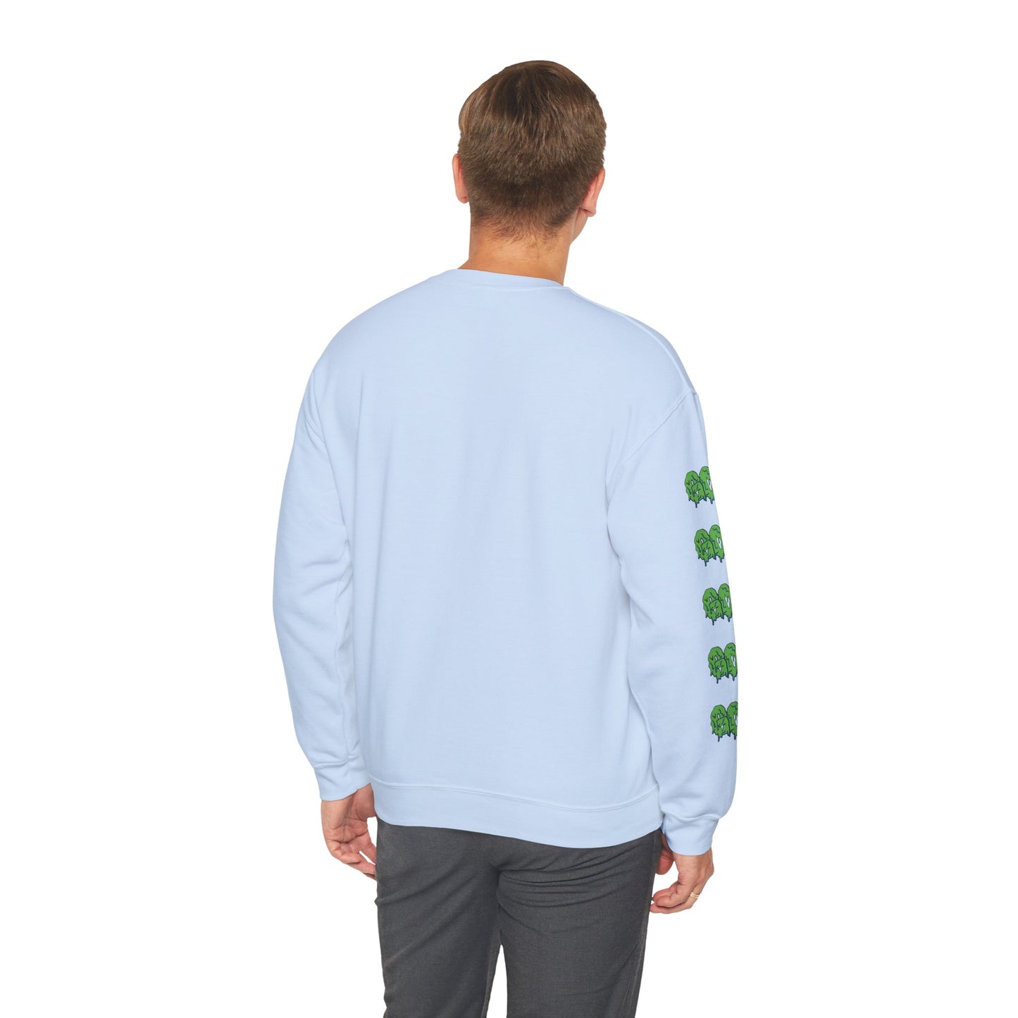 GOS SLIME acid green/green FULL SLEEVE unisex sweatshirt