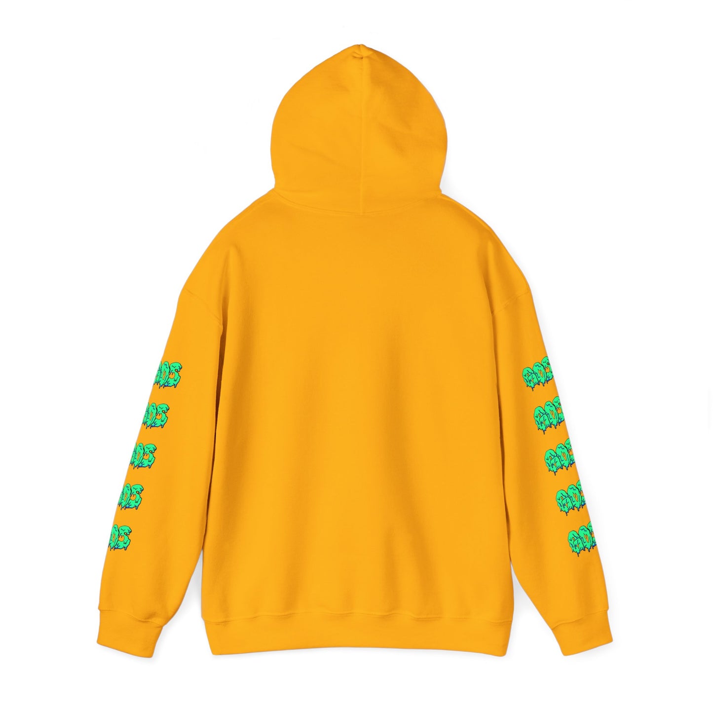 GOS SLIME yellow/aqua FULL SLEEVE Unisex  Hooded Sweatshirt