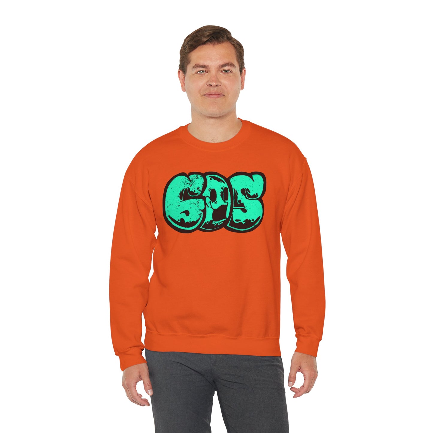 GOS SMILE aquamarine unisex sweatshirt