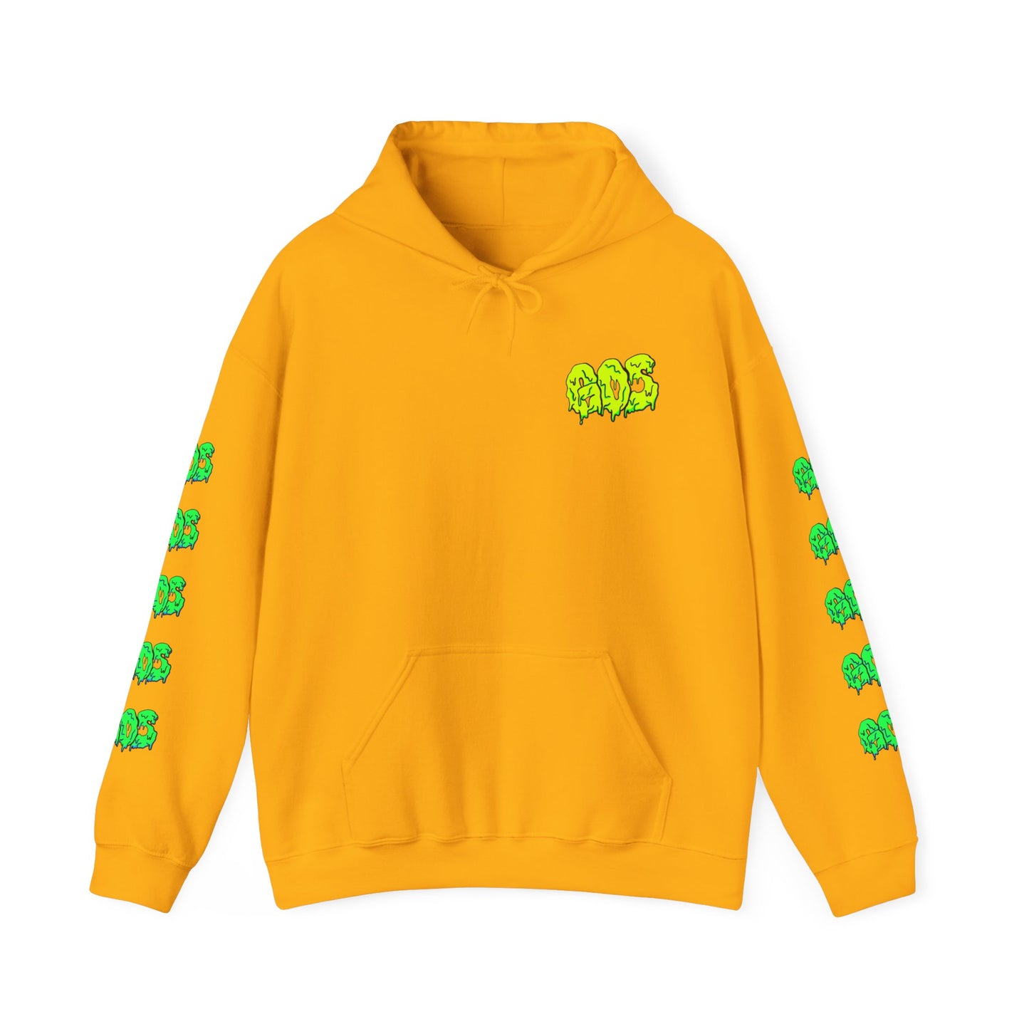 GOS SLIME yellow/green FULL SLEEVE Unisex Hooded Sweatshirt