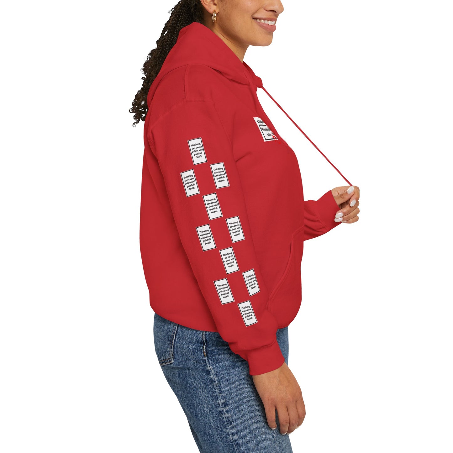 Irem 9 grid arm print, Unisex Heavy Blend Hooded Sweatshirt