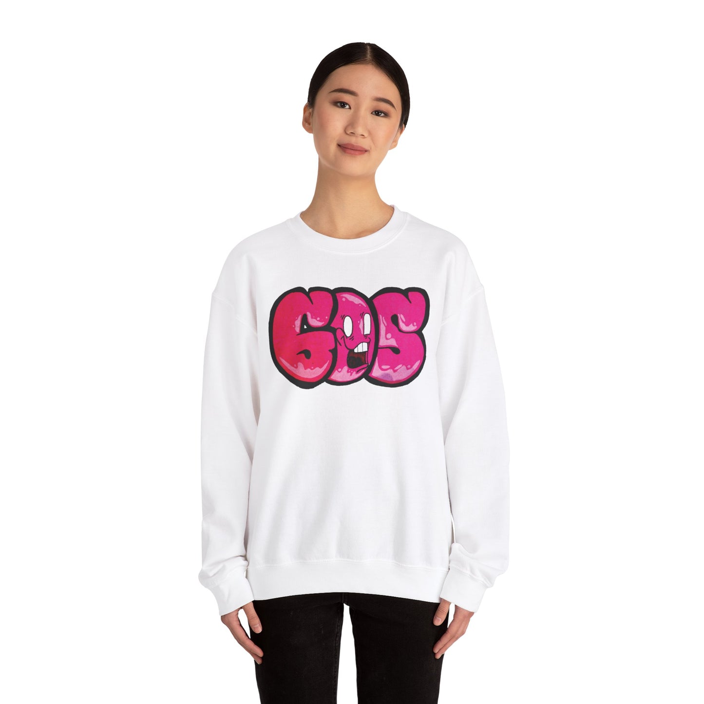 GOS SMILE pink unisex sweatshirt