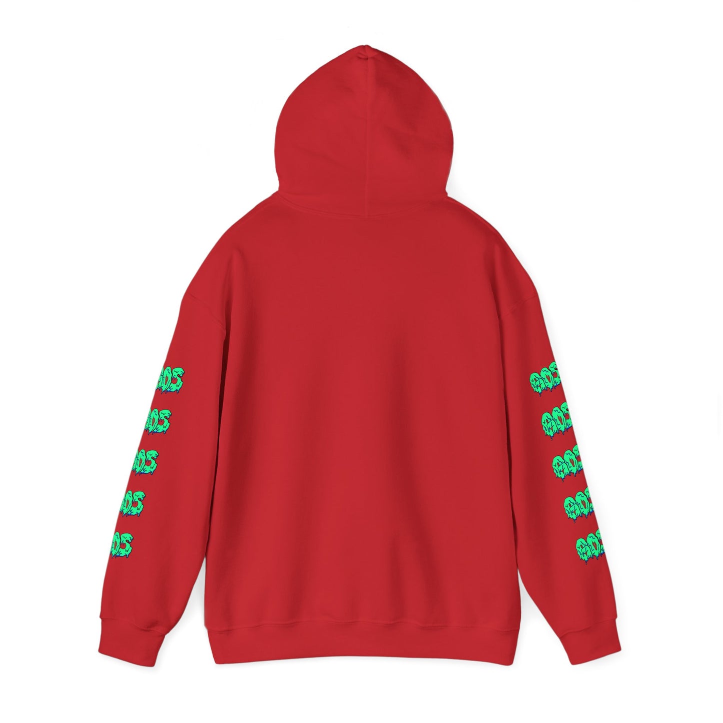 GOS SLIME red/aqua FULL SLEEVE Unisex Hooded Sweatshirt