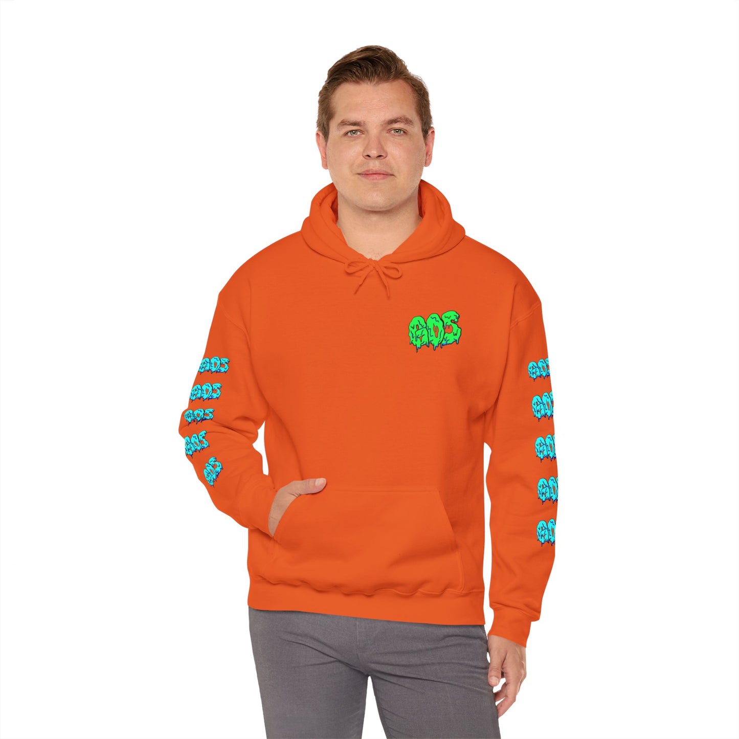 GOS SLIME green/blue FULL SLEEVE Unisex Hooded Sweatshirt