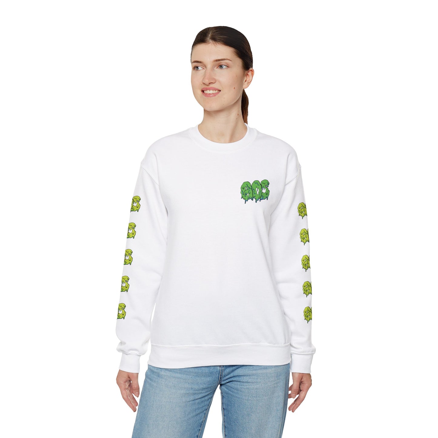 GOS SLIME green/acid green FULL SLEEVE unisex sweatshirt