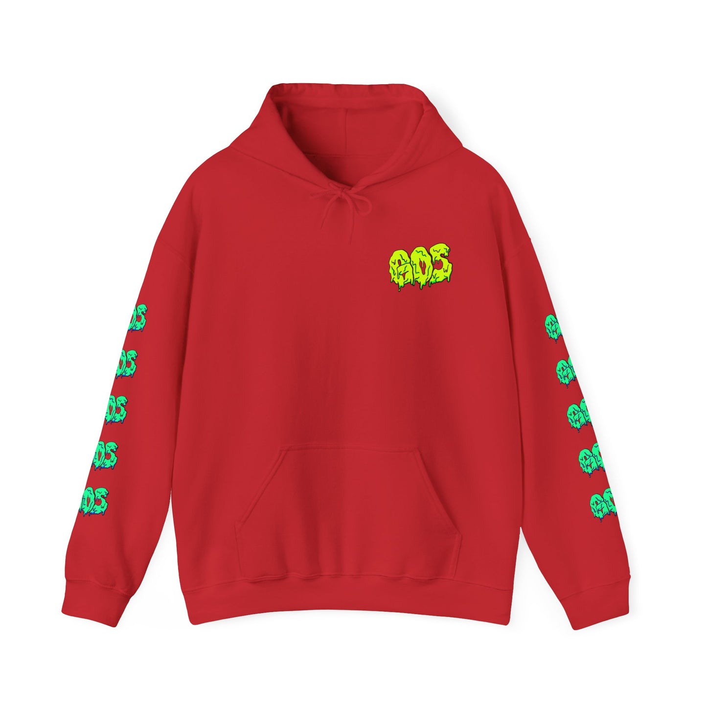 GOS SLIME yellow/aqua FULL SLEEVE Unisex  Hooded Sweatshirt