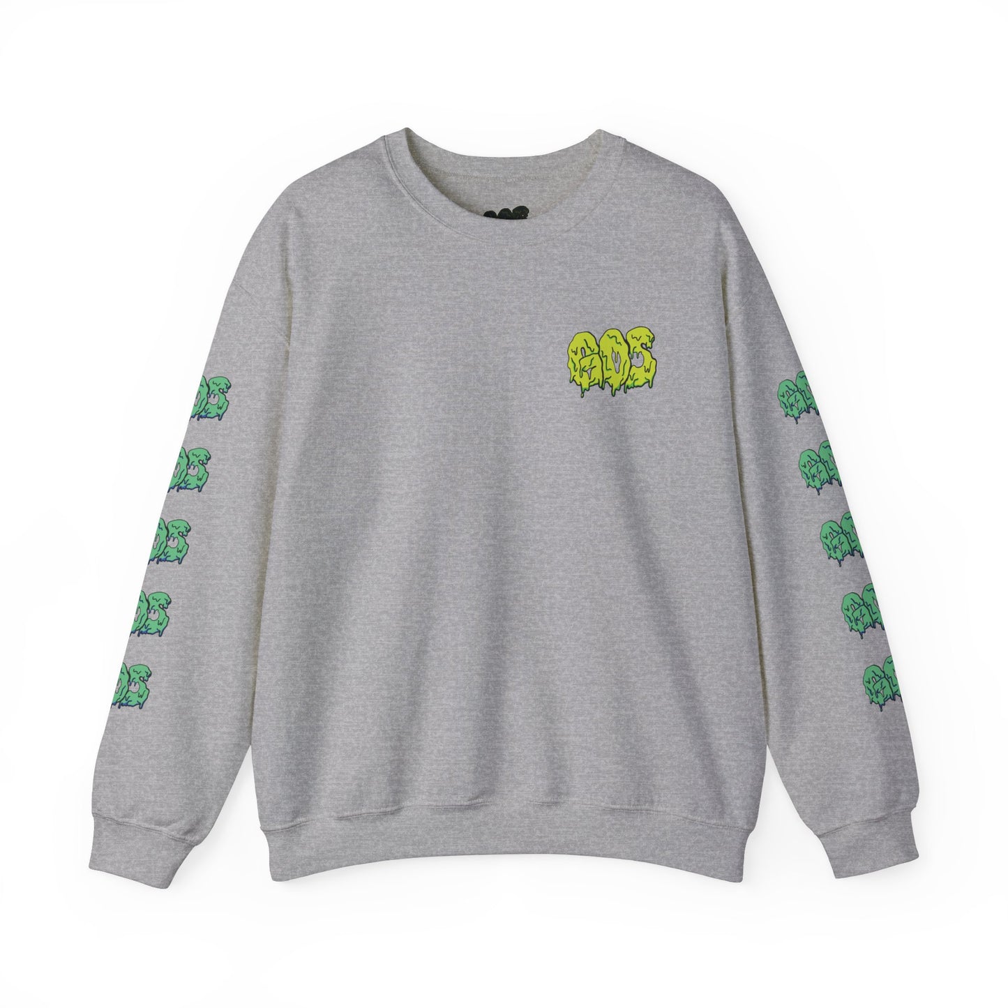 GOS SLIME acid green/aqua FULL SLEEVE unisex sweatshirt