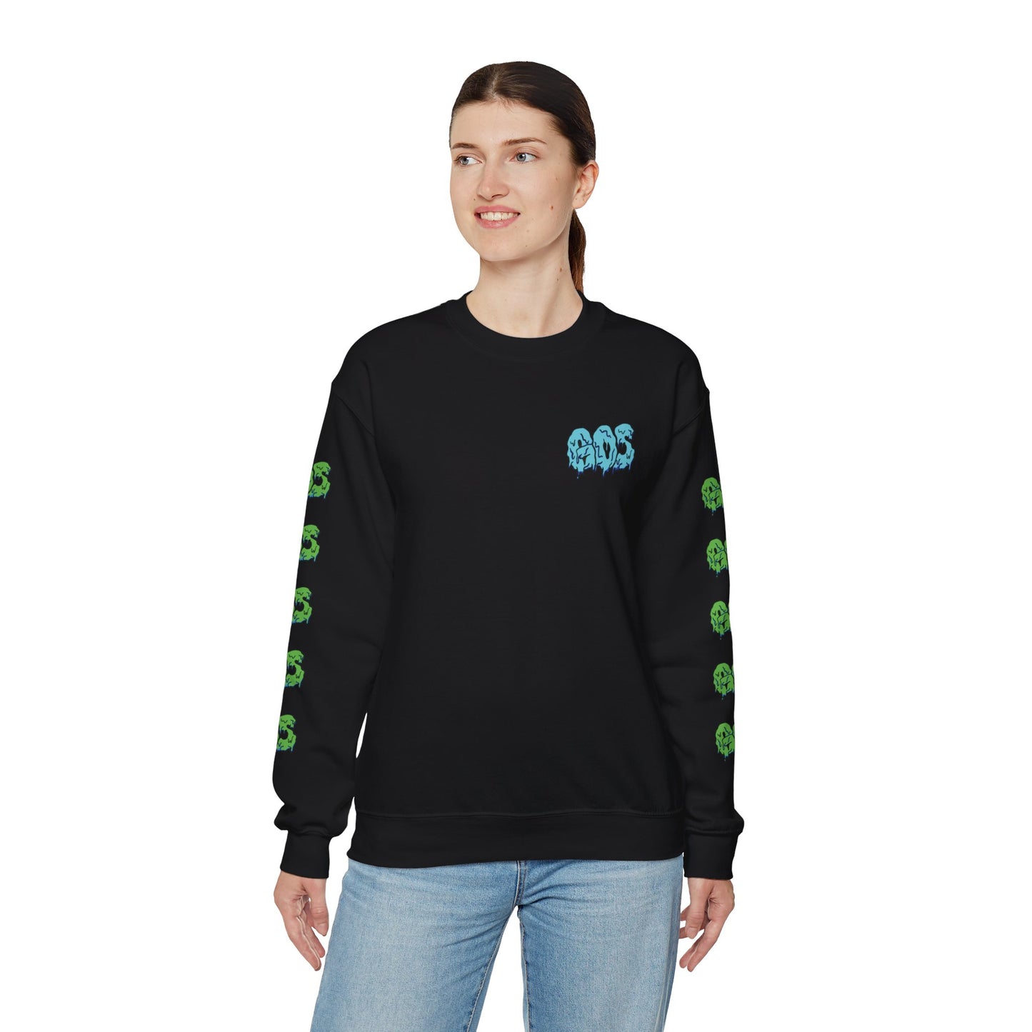 GOS SLIME blue/green FULL SLEEVE unisex sweatshirt