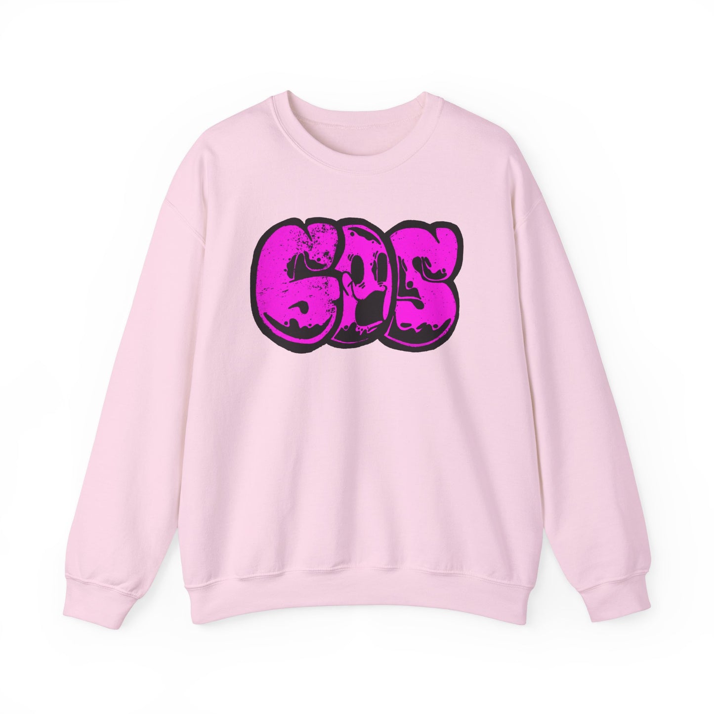 GOS SMILE neon pink unisex sweatshirt