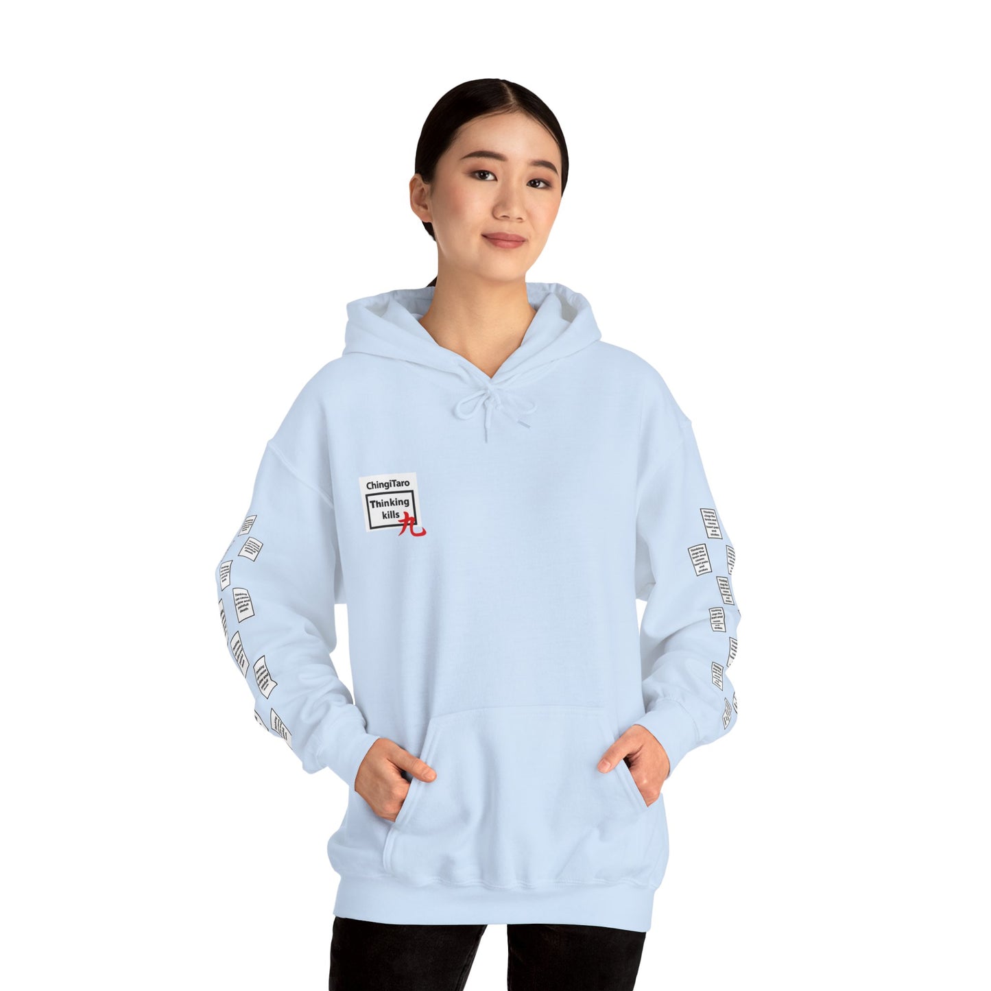 Laurien 9 grid arm print, Unisex Heavy Blend Hooded Sweatshirt