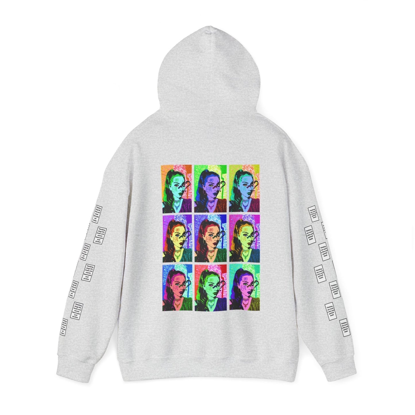 Selma 9 grid arm print, Unisex Heavy Blend Hooded Sweatshirt