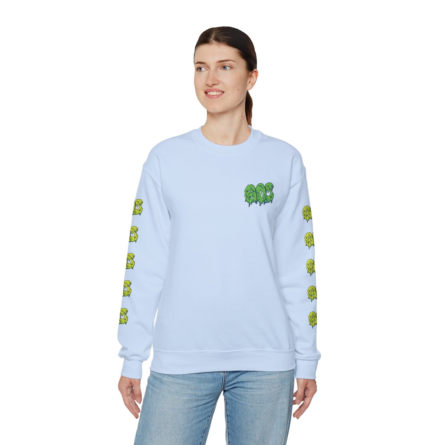 GOS SLIME green/acid green FULL SLEEVE unisex sweatshirt