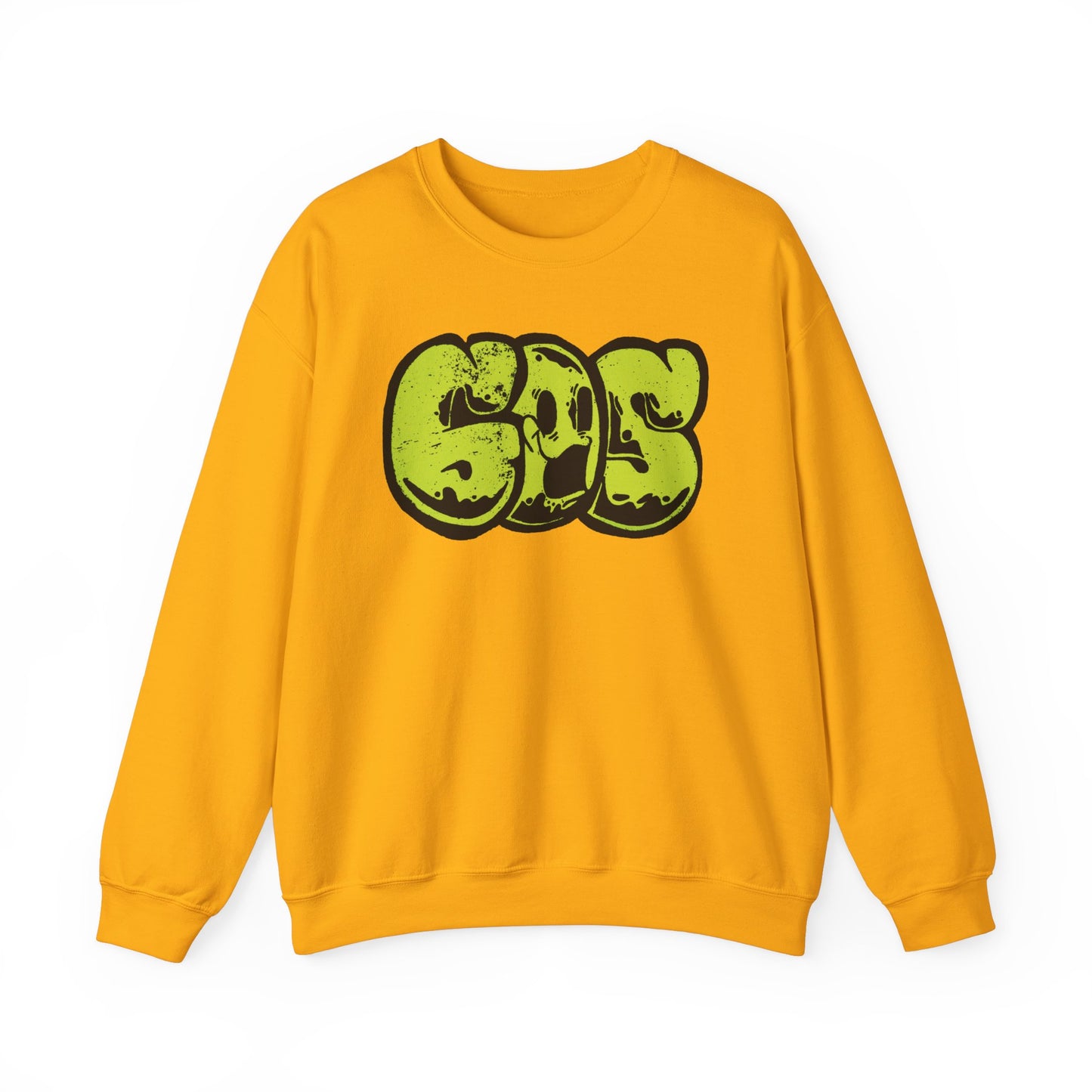 GOS SMILE acid green unisex sweatshirt