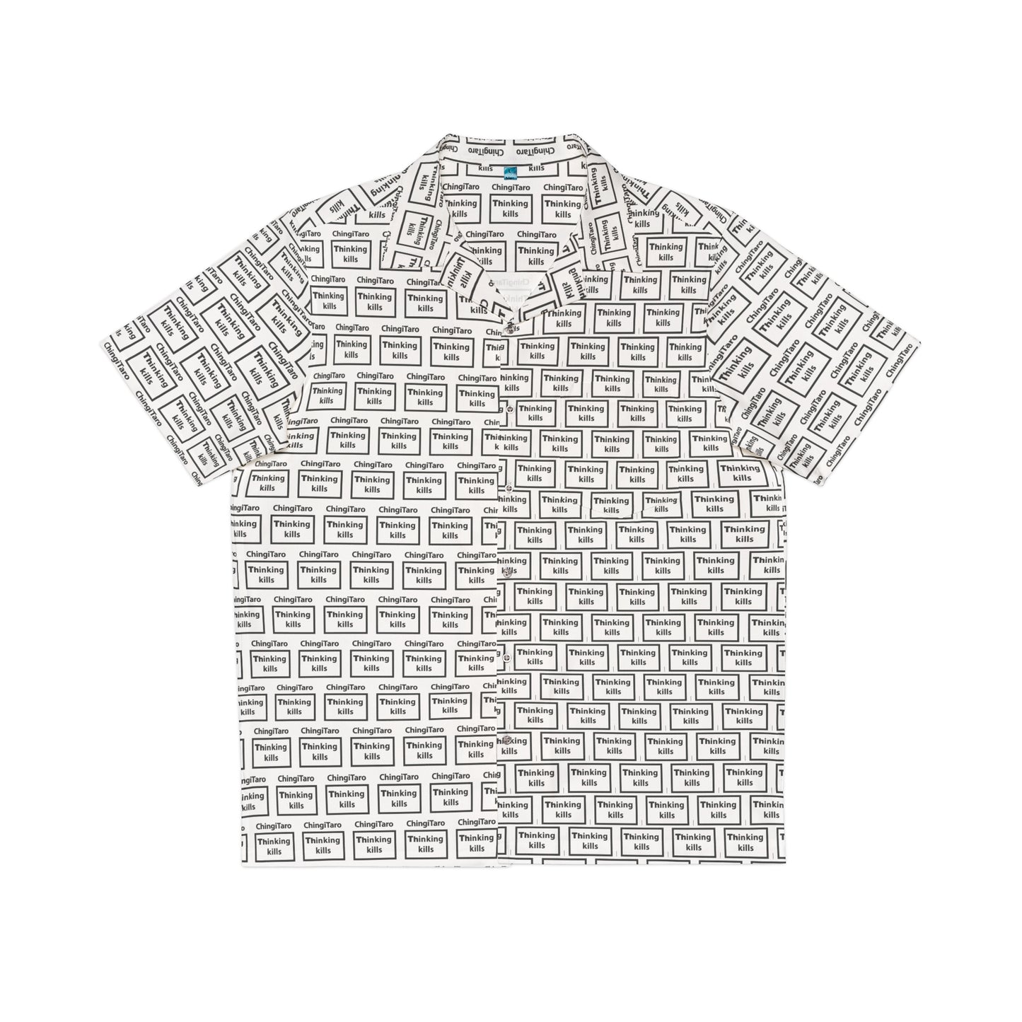 Thinking Kills Men's Indonesian Urban Pattern Shirt (AOP)