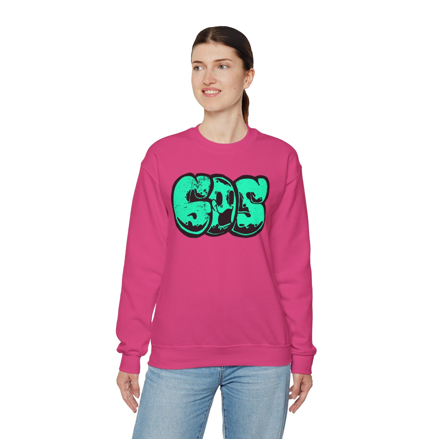 GOS SMILE aquamarine unisex sweatshirt