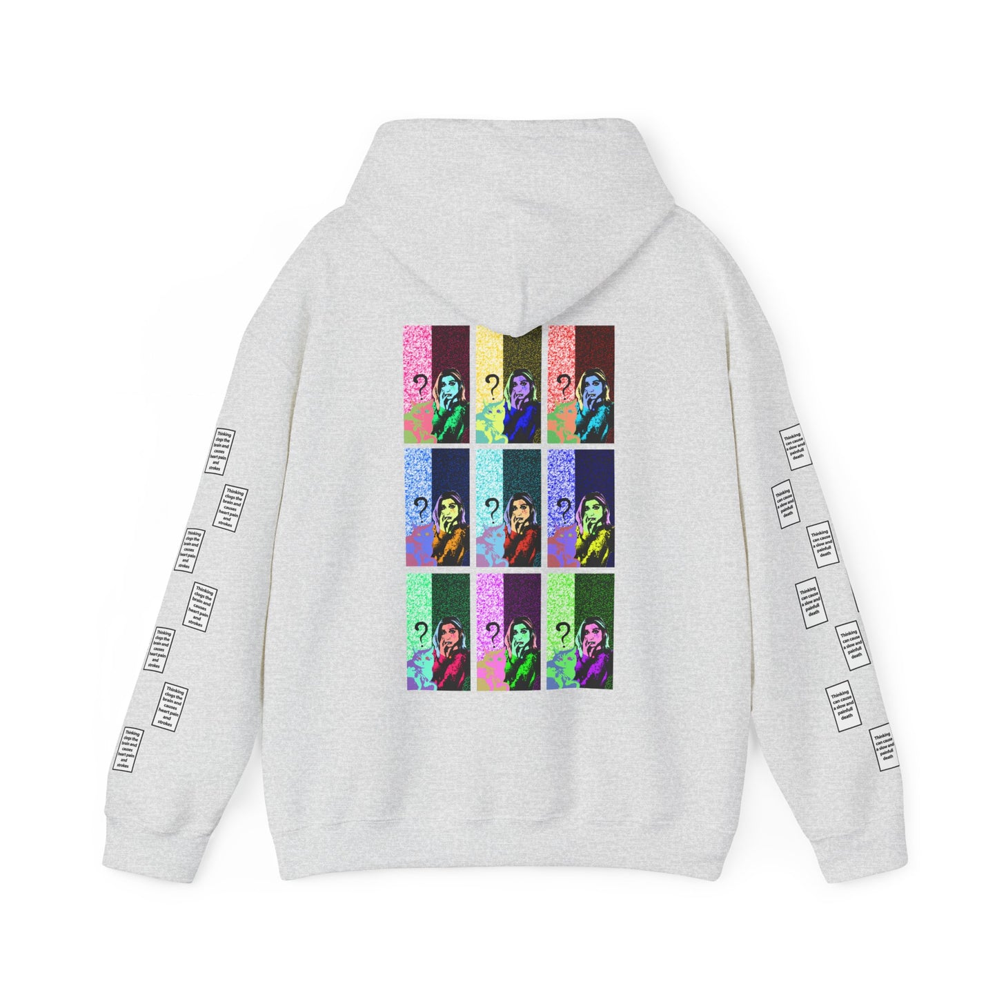 Irem 9 grid arm print, Unisex Heavy Blend Hooded Sweatshirt