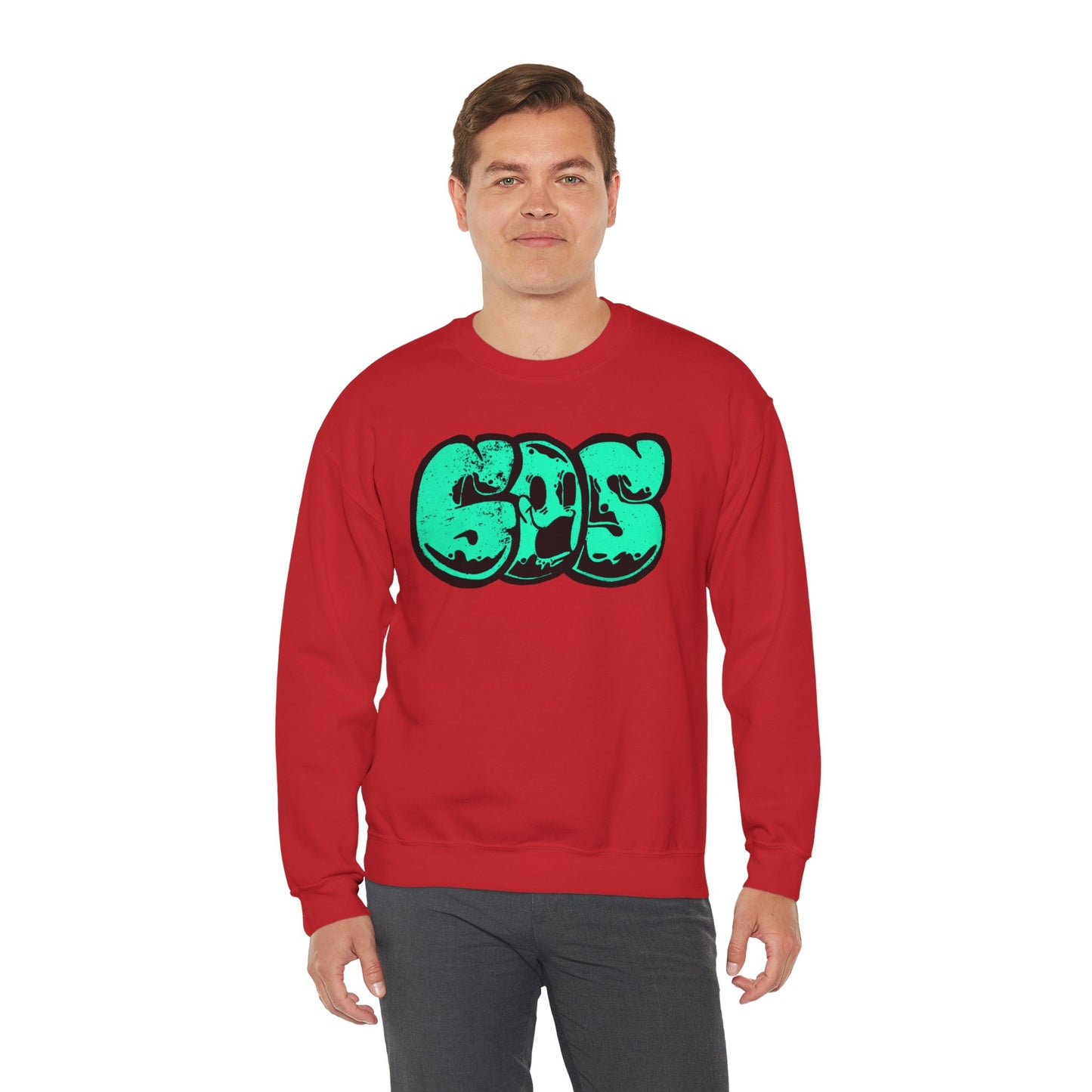 GOS SMILE aquamarine unisex sweatshirt