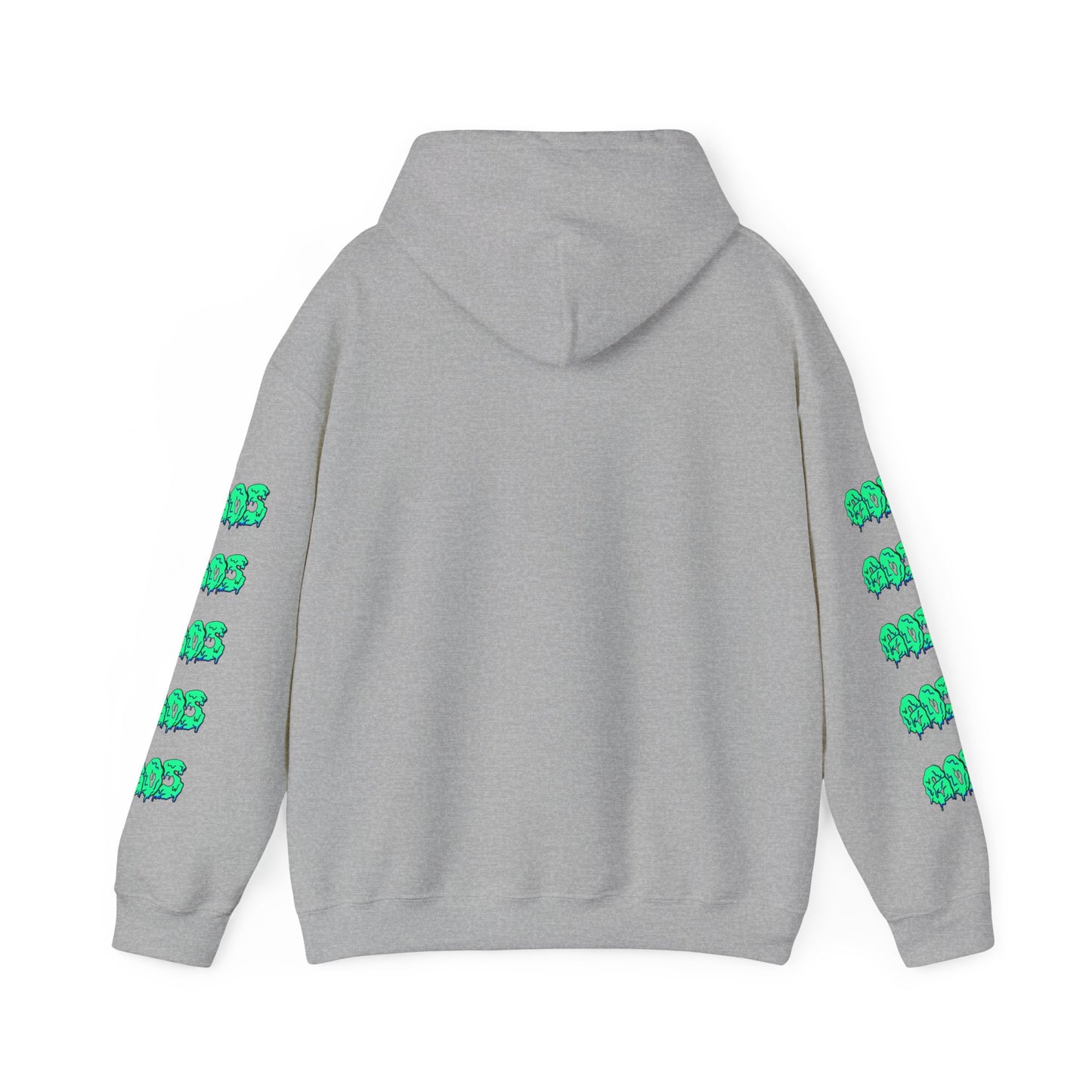 GOS SLIME green/aqua  FULL SLEEVE Unisex Hooded Sweatshirt