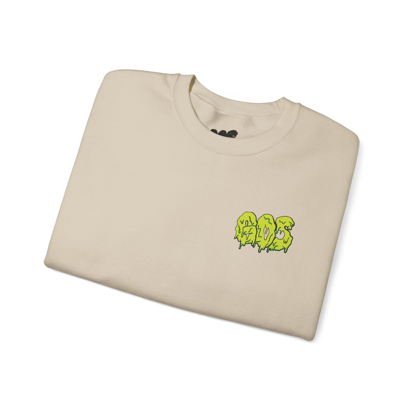 GOS SLIME acid green/aqua FULL SLEEVE unisex sweatshirt