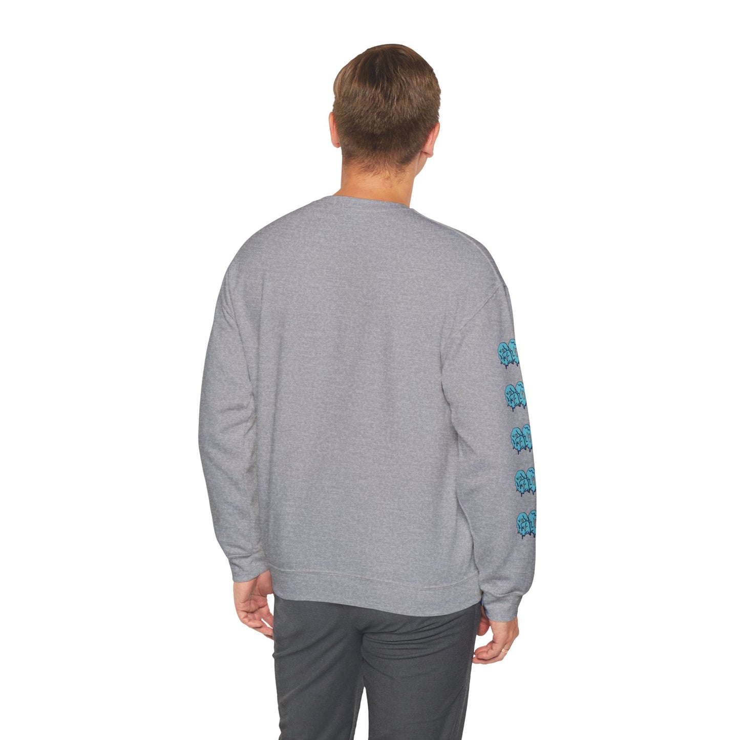 GOS SLIME green/blue FULL SLEEVE unisex sweatshirt