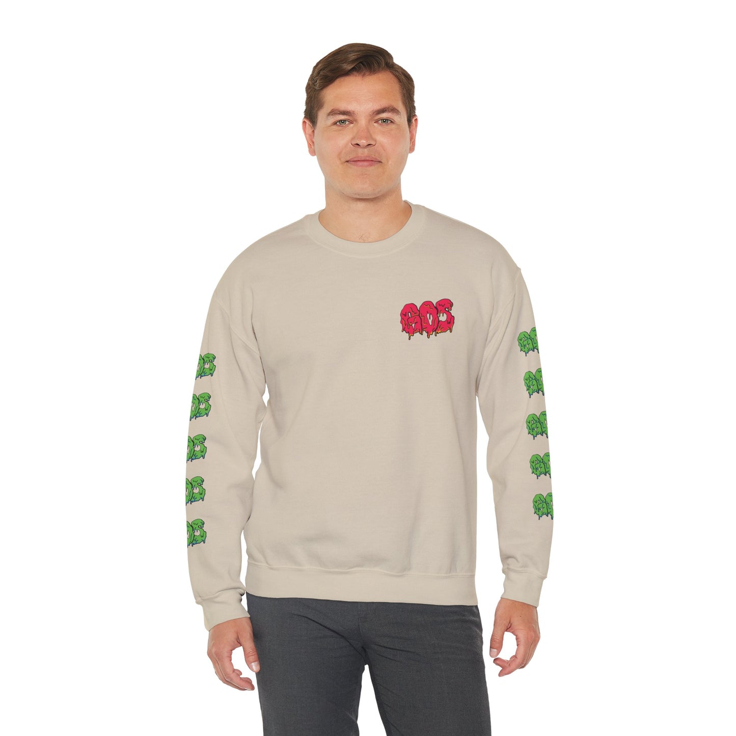 GOS SLIME red/green FULL SLEEVE unisex sweatshirt