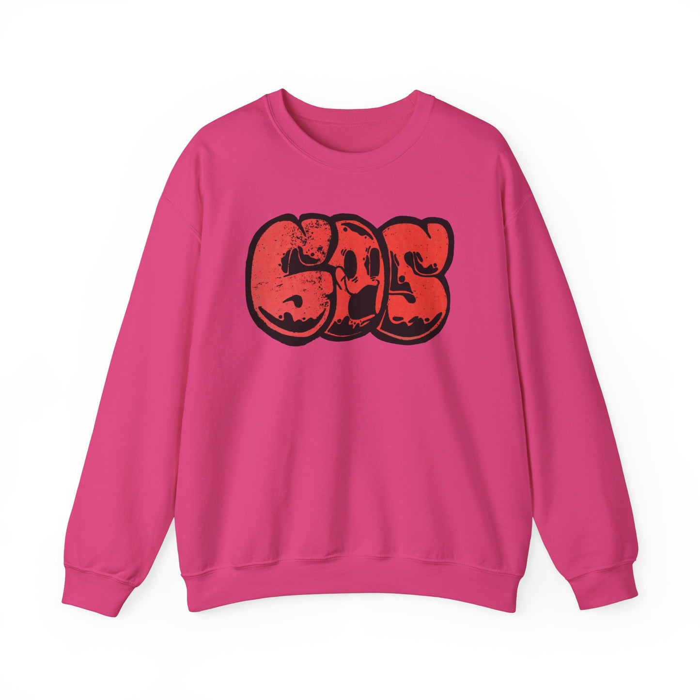 GOS SMILE unisex sweatshirt bordeaux red Unisex