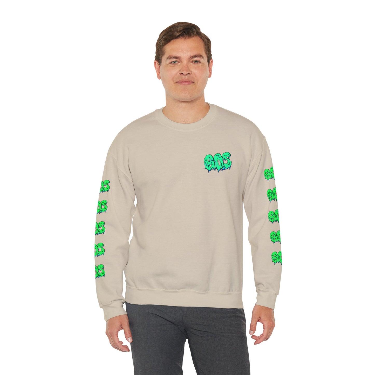 GOS SLIME aqua/green FULL SLEEVE unisex sweatshirt