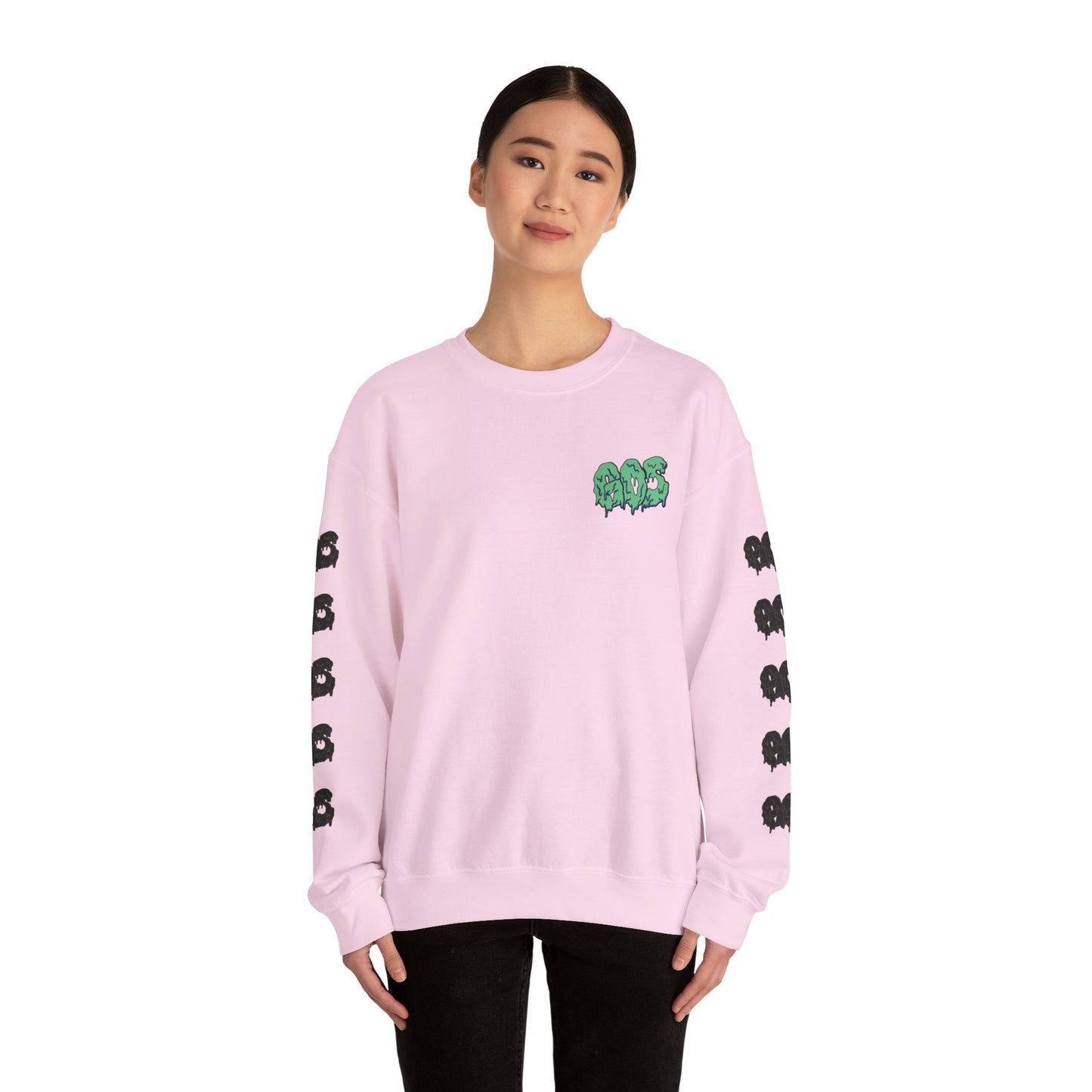 GOS SLIME aqua/black FULL SLEEVE unisex sweatshirt