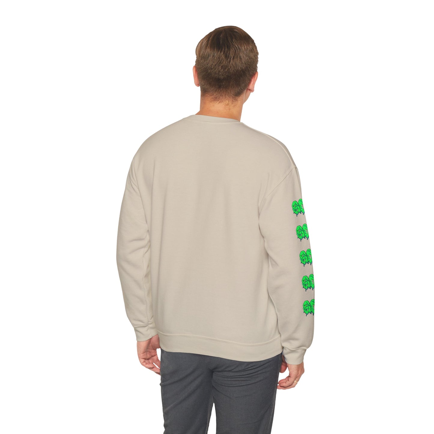 GOS SLIME aqua/green FULL SLEEVE unisex sweatshirt