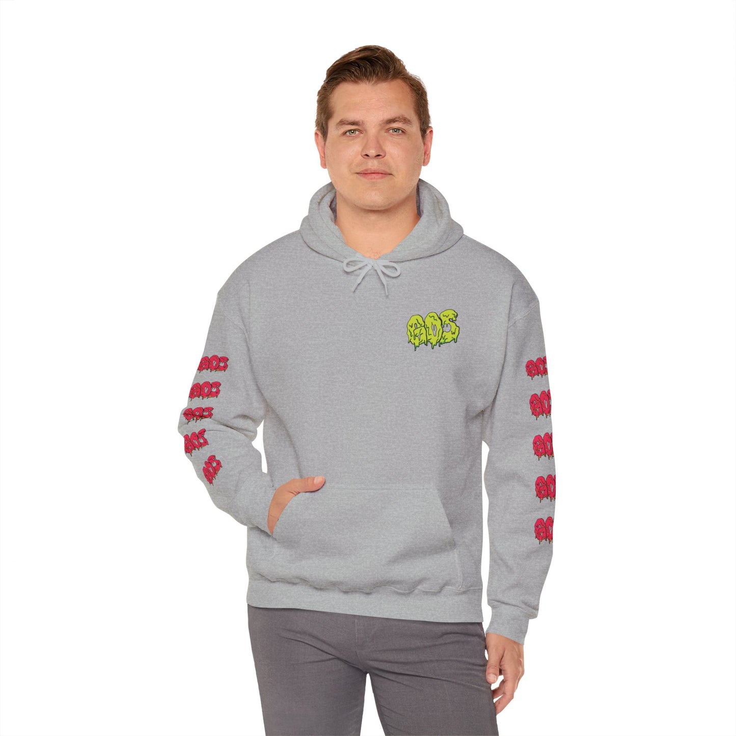 GOS SLIME yellow/red FULL SLEEVE Unisex Hooded Sweatshirt