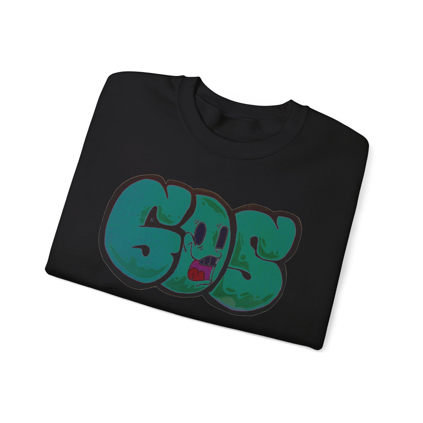 GOS SMILE dark cyan unisex sweatshirt