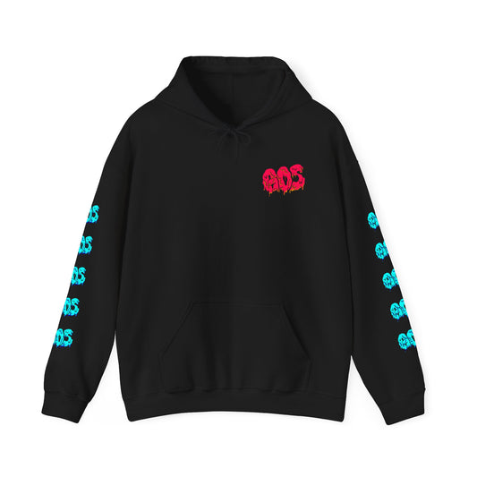 GOS Slime red/blue FULL SLEEVE Unisex Hooded Sweatshirt