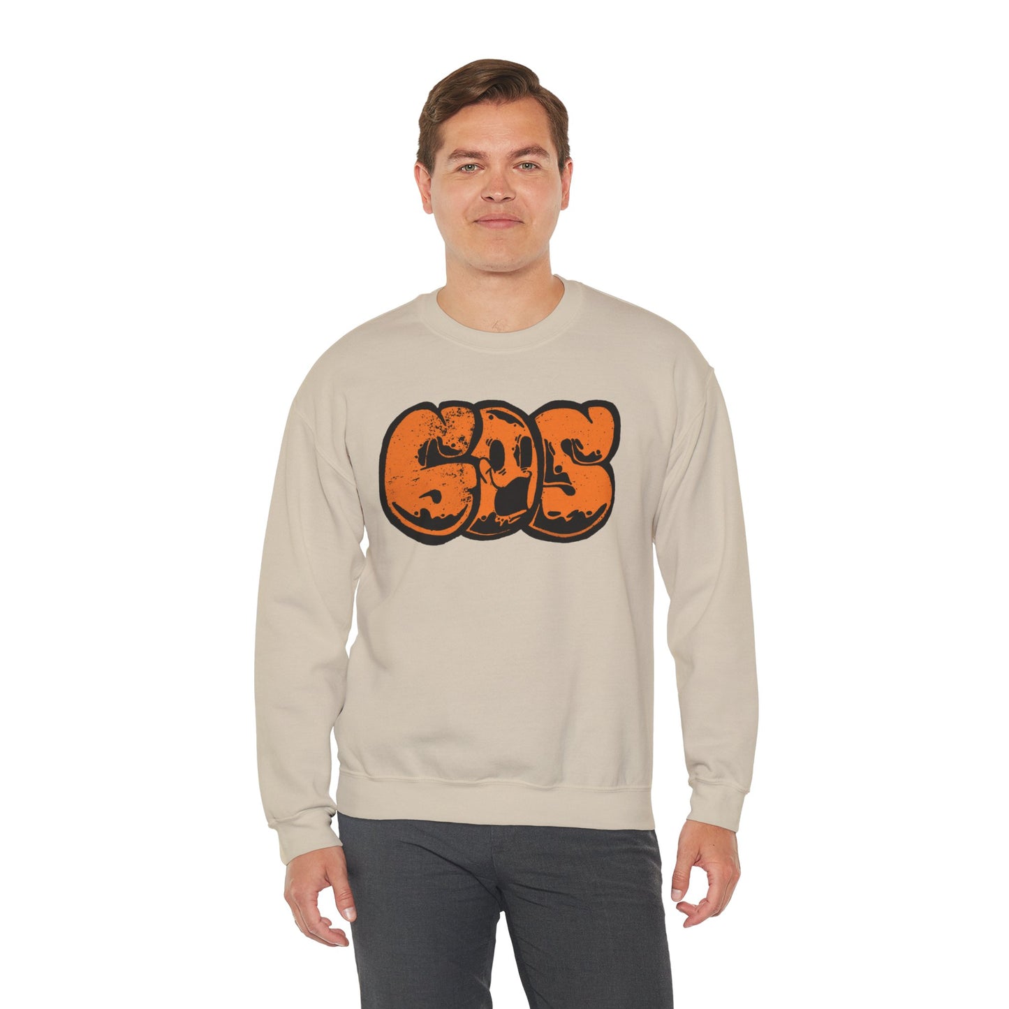 GOS SMILE orange unisex sweatshirt