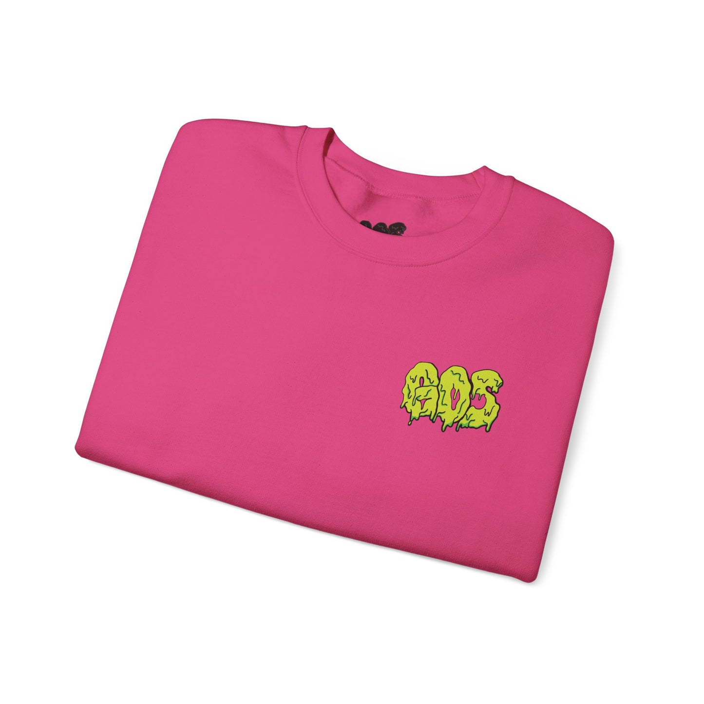 GOS SLIME acid green/red FULL SLEEVE unisex sweatshirt