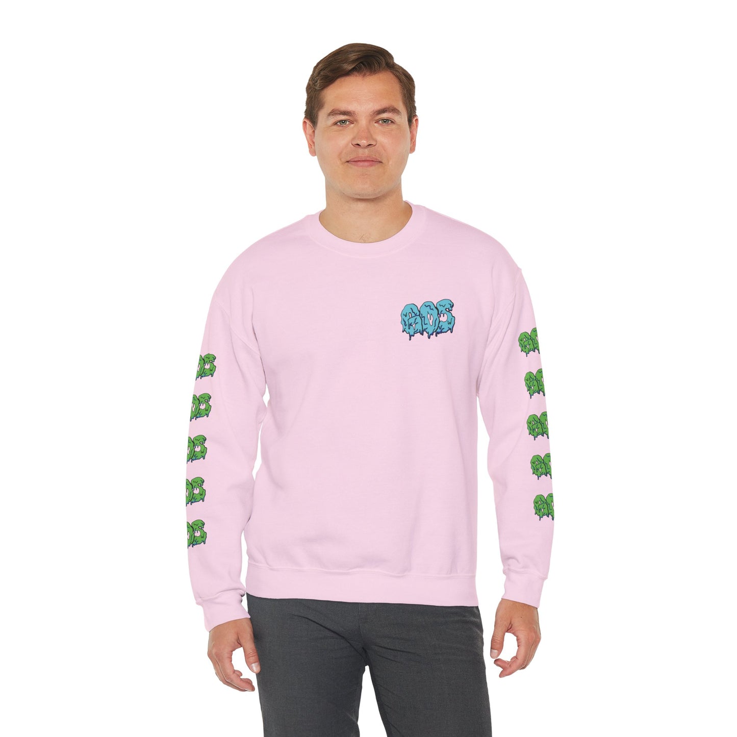 GOS SLIME blue/green FULL SLEEVE unisex sweatshirt