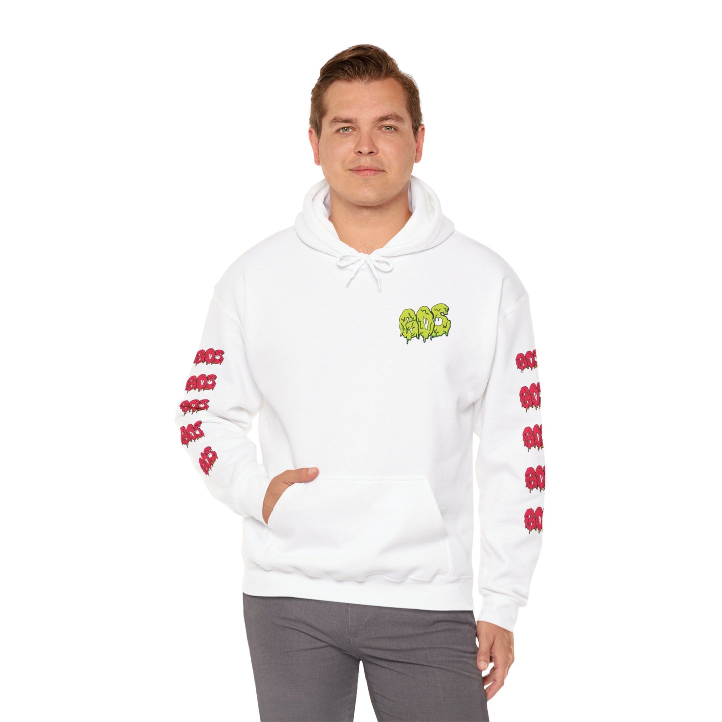 GOS SLIME yellow/red FULL SLEEVE Unisex Hooded Sweatshirt