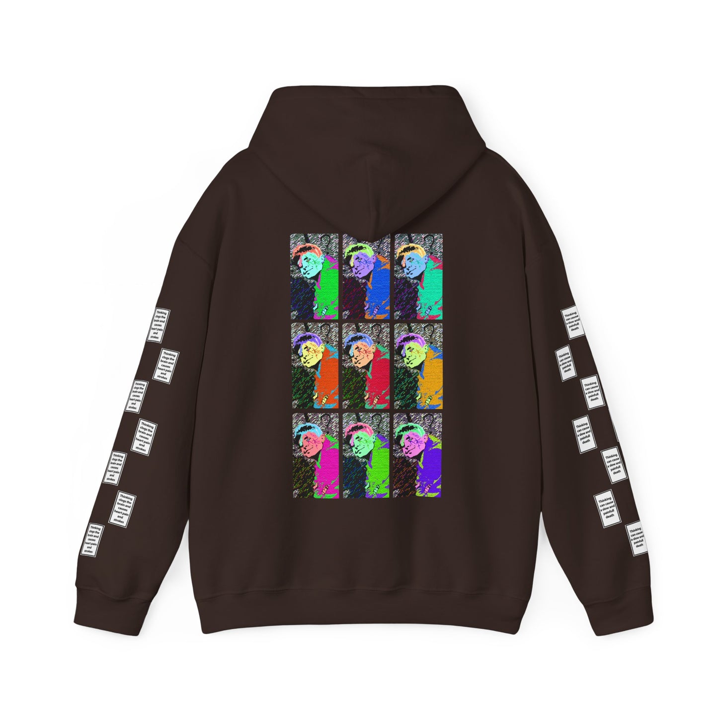 Fwillip 9 grid arm print, Unisex Heavy Blend Hooded Sweatshirt