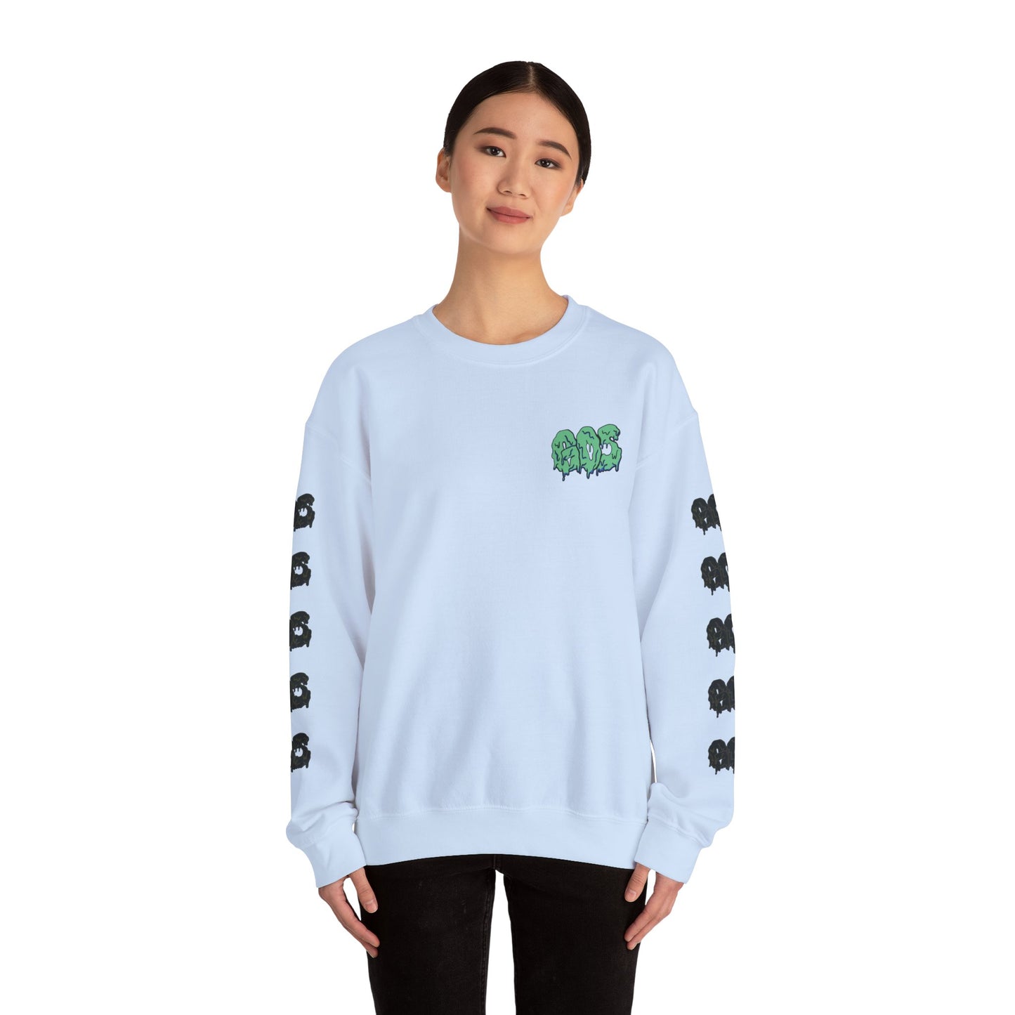 GOS SLIME aqua/black FULL SLEEVE unisex sweatshirt