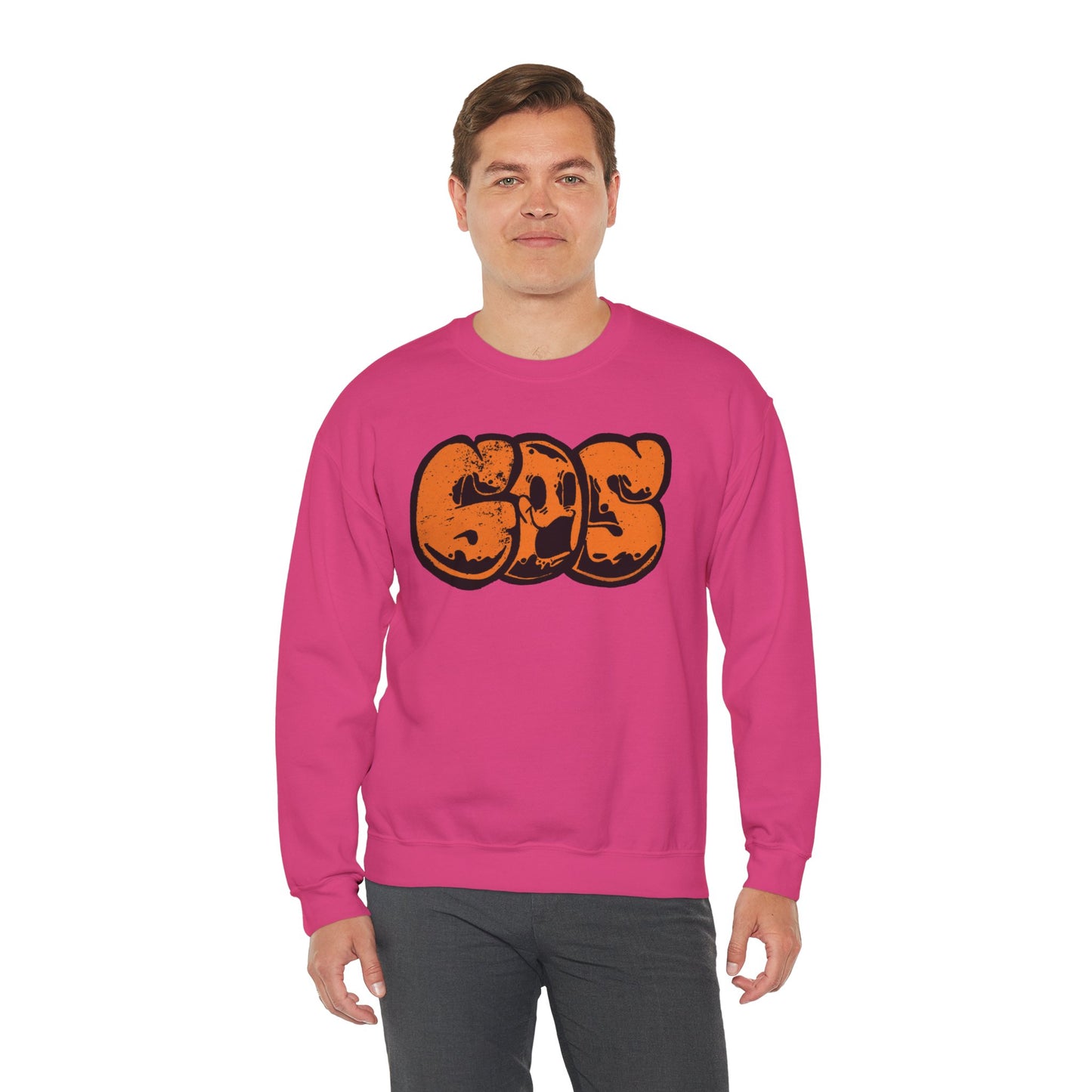 GOS SMILE orange unisex sweatshirt