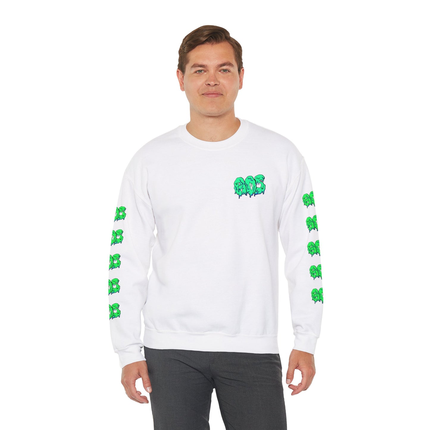 GOS SLIME aqua/green FULL SLEEVE unisex sweatshirt